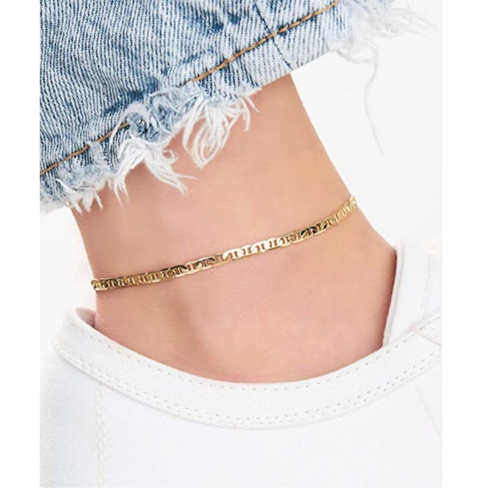 Barzel Gold Anklet