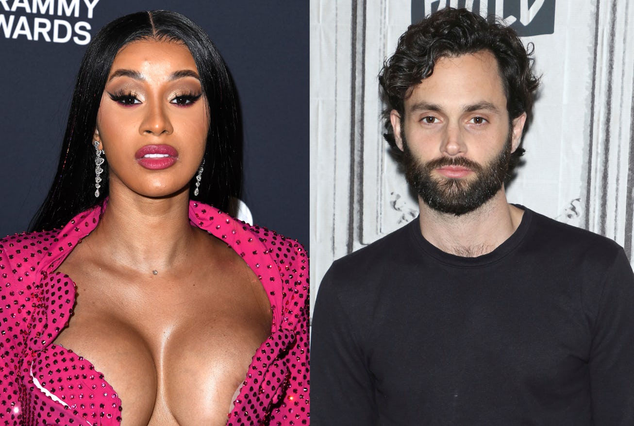 Cardi B and Penn Badgley are fans of each other