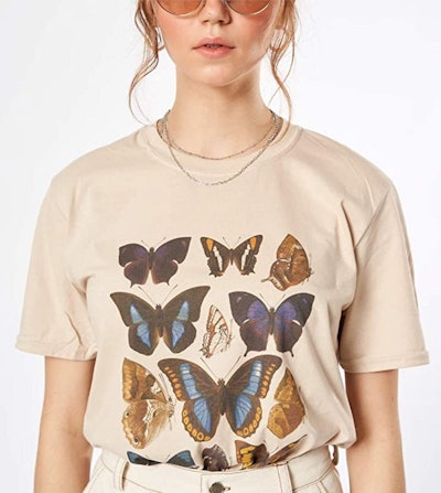 Meladyan Butterfly Graphic Tee