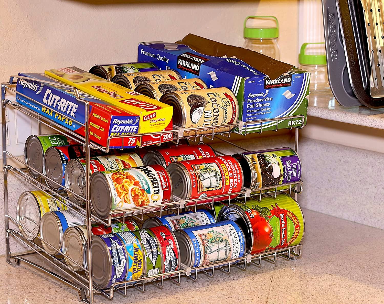 SimpleHouseware Stackable Can Organizer