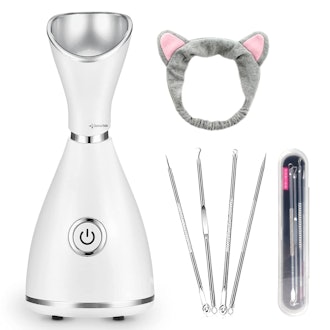 DIOZO Facial Steamer With Blackhead Remover Kit