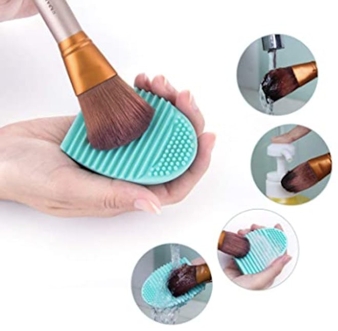 Novovo Silicone Makeup Brush Cleaner (2 Pack)