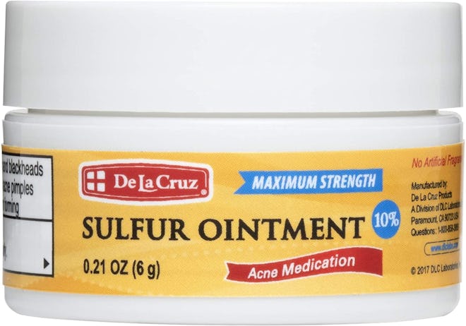 De La Cruz 10% Sulfur Ointment Acne Treatment 