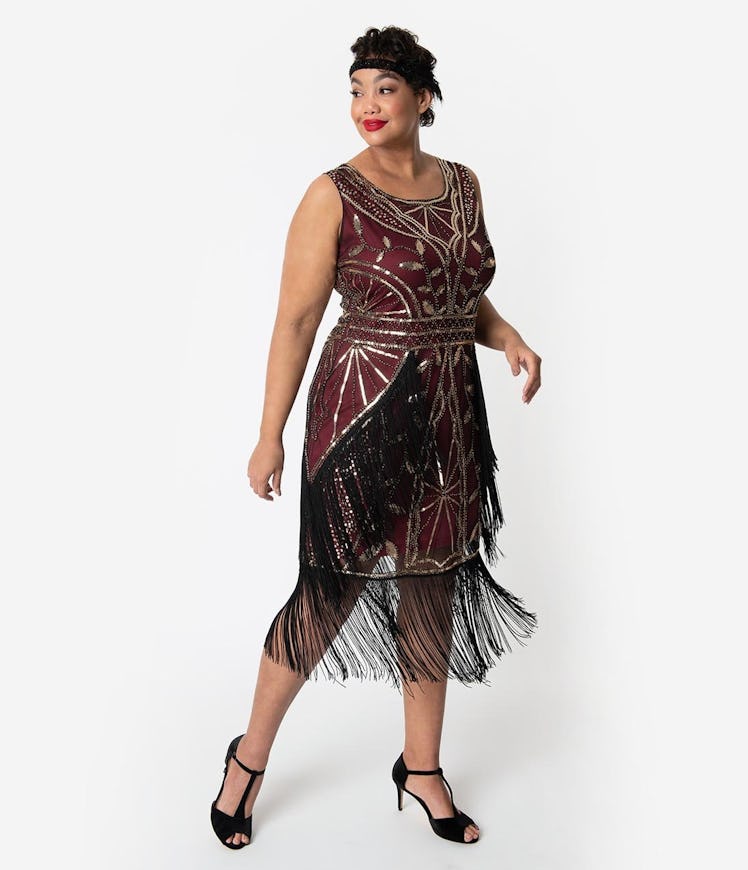 flapper plus-size halloween costume