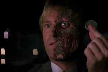 Two-Face in The Dark Knight.