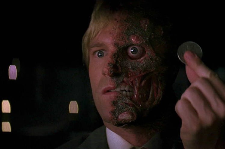 Two-Face in The Dark Knight.