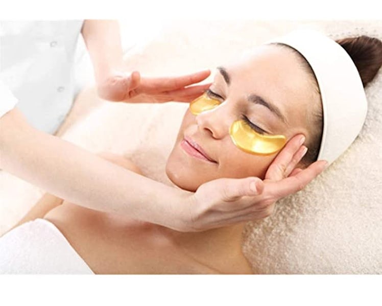 Aliver Gold Eye Mask Power Crystal Gel Collagen Masks (25-Pack)