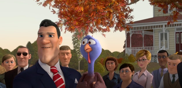 'Free Birds' is an animated film about Thanksgiving.