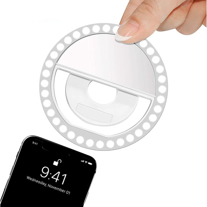 XINBAOHONG Rechargeable Portable Clip-On Ring Light