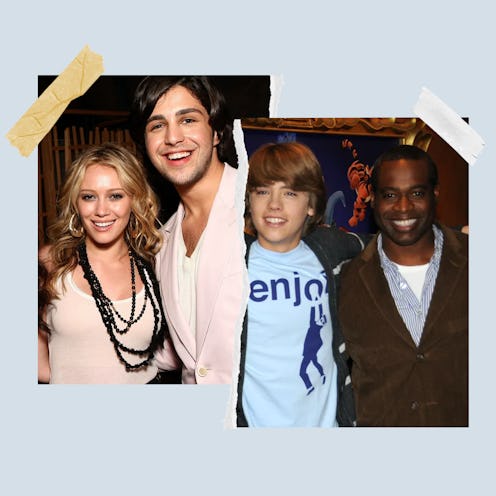 Hilary Duff, Josh Peck, and Phill Lewis (far right).