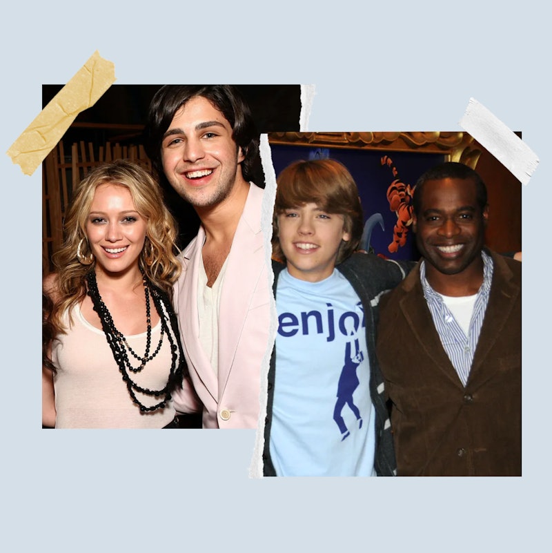 Hilary Duff, Josh Peck, and Phill Lewis (far right).