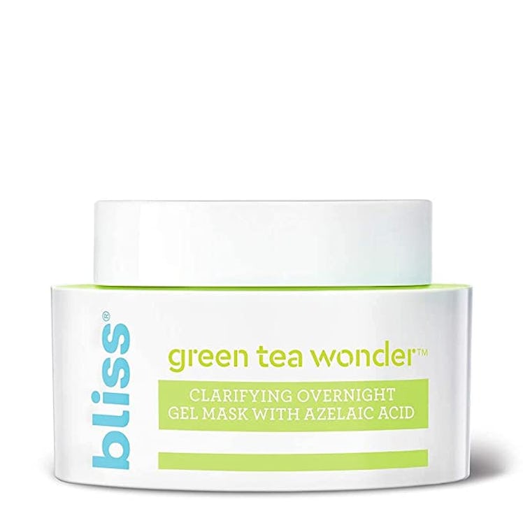 Bliss Green Tea Wonder Clarifying Overnight Gel Mask with Azelaic Acid (1.7 Oz)