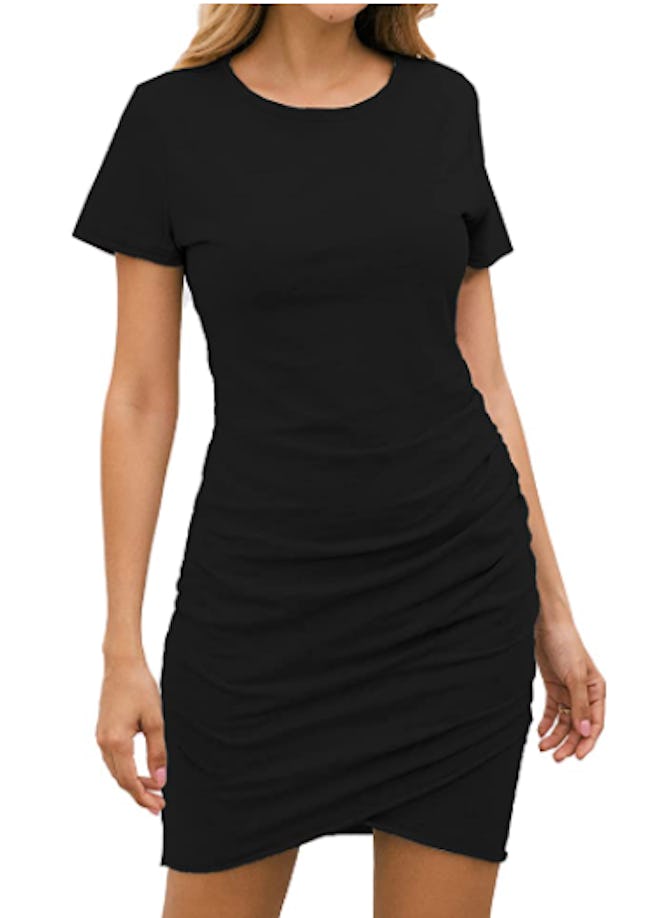 BTFBM Ruched Mini Dress