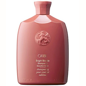 oribe bright blonde shampoo is the best purple shampoo for damaged bleached hair