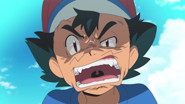 angry ash pokemon