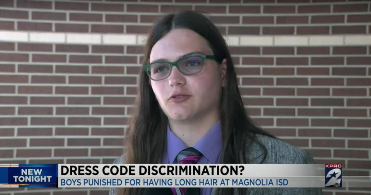 The ACLU filed a lawsuit against Magnolia Independent School District on Thursday, alleging the poli...