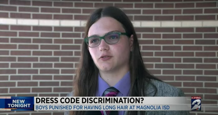 The ACLU filed a lawsuit against Magnolia Independent School District on Thursday, alleging the poli...