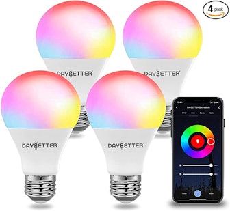 DAYBETTER Tuya Smart Light Bulbs (4-Pack)