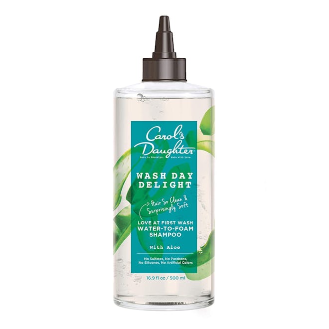 Carol's Daughter's fan-favorite wash day shampoo clears buildup without stripping hair.