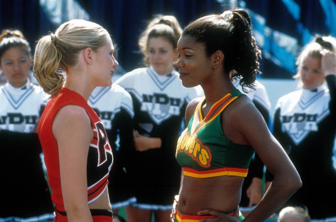 Kisten Dunst and Gabrielle Union in the 2000 film 'Bring It On.'