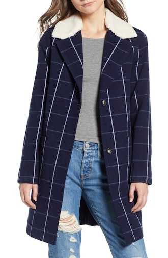 Levi’s Wool High-Pile Fleece Collar Top Coat