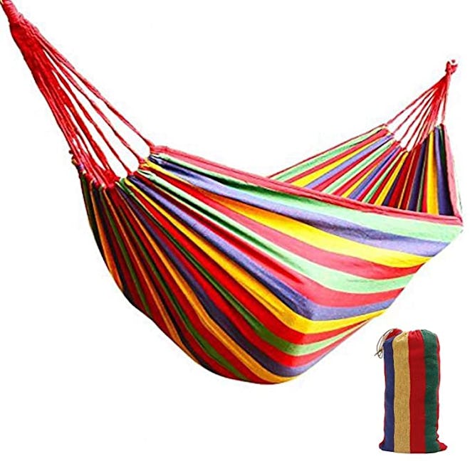 winemana Outdoor Garden 2 Person Cotton Hammock