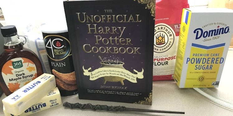 Ingredients to make Harry Potter's favorite dessert, treacle tart, for Elite Daily