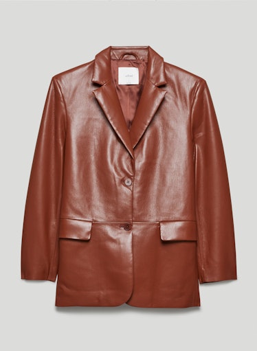 Aritzia's leather blazer. 