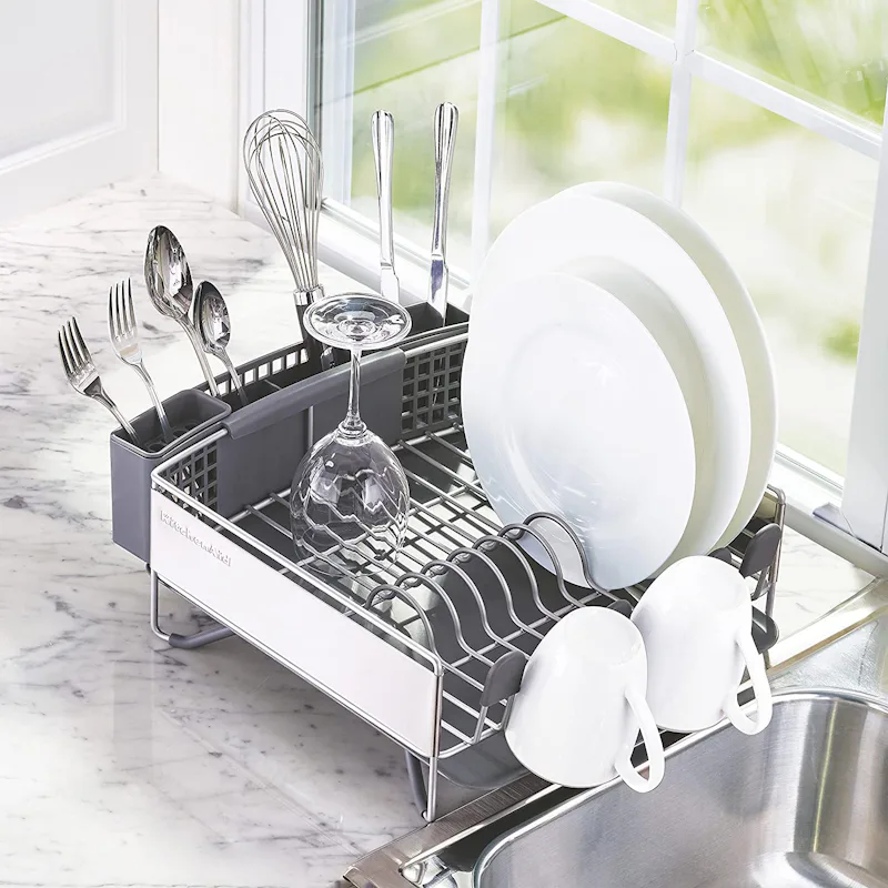 Small Kitchen Drying Rack The 10 Best Dish Drying Racks For Small Spaces In 2022