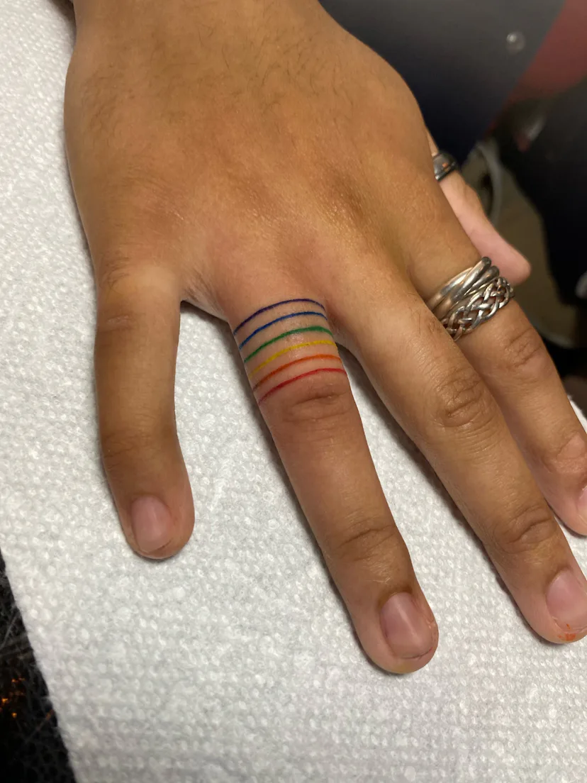 Color Line Tattoos 15 Fine Line Tattoo Ideas That Are So Minimalist Chic