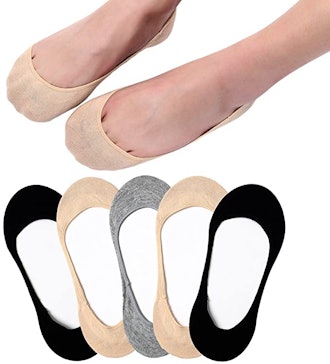Toes Home Ultra Low-Cut Liner Socks (5 Pairs)