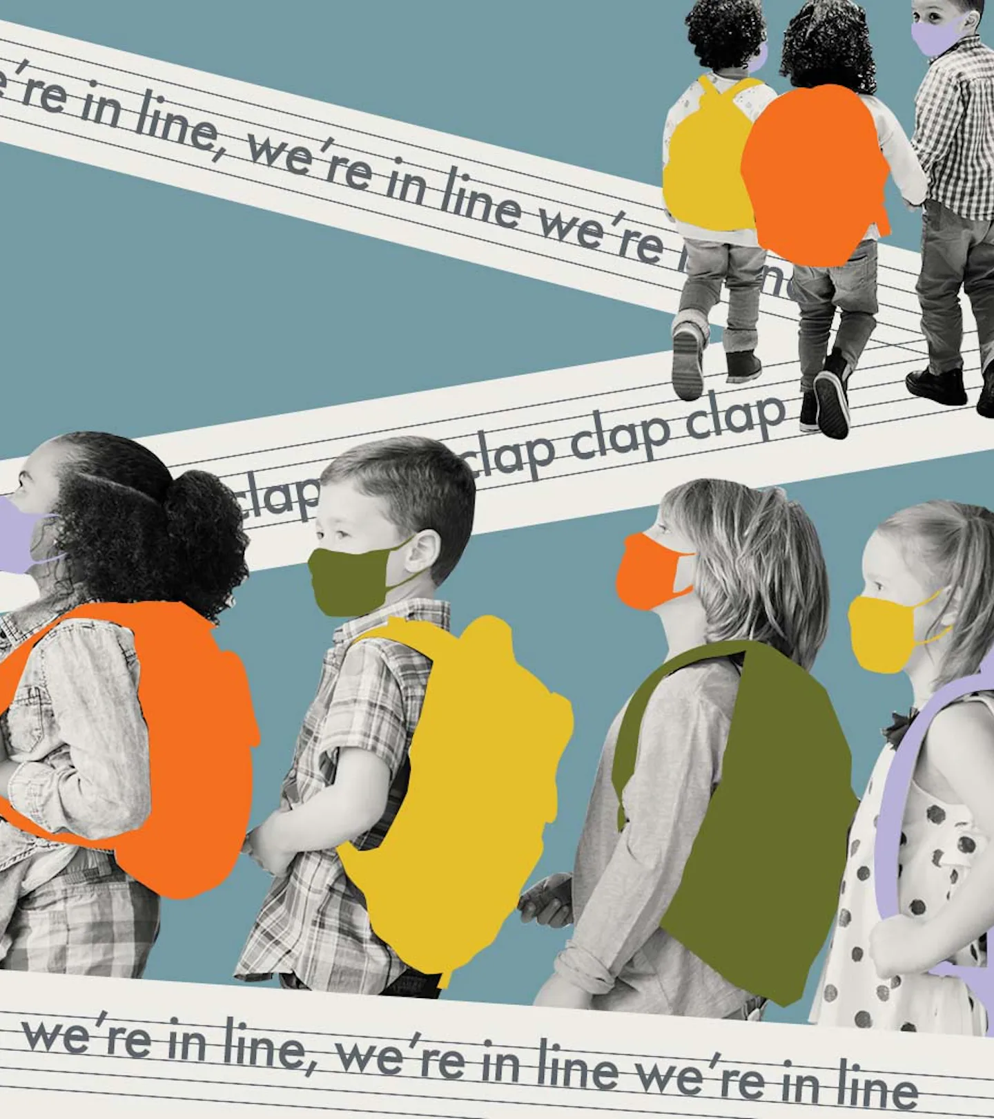 In A Line Class Fall In First Grade And The Joys Of Getting In Line
