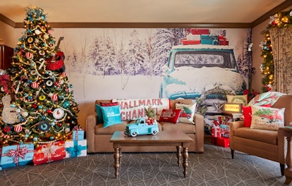The Nashville Wyndham Hotel has one of the Hallmark Christmas movie-inspired room themed to a countr...