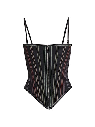 Top Stitch Corset from Christopher John Rogers, available to shop on Saks Fifth Avenue.