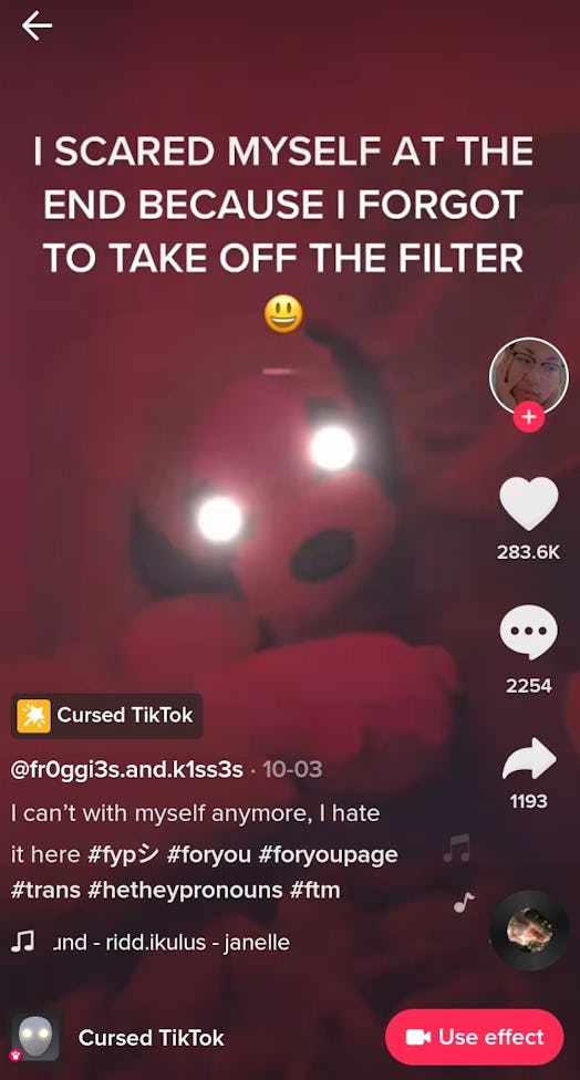 TikTok's Halloween 2021 Effects include a Cursed TikTok Effect and a Text-to-Speech Ghostface option...
