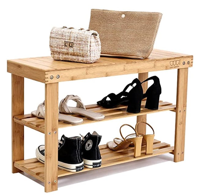 Gold Armour Shoe Rack Bench