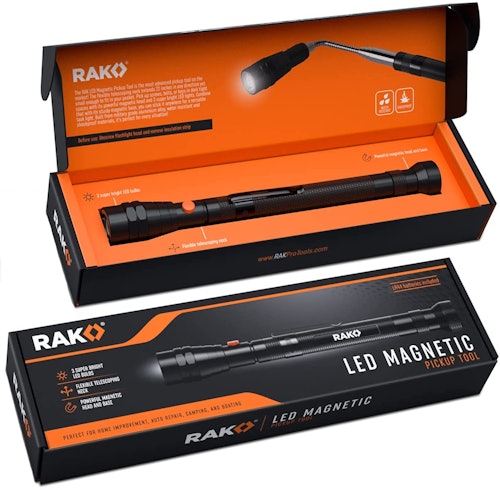 RAK Magnetic Pickup Tool Flashlight