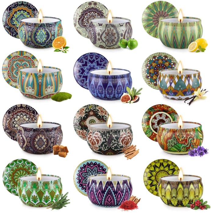 JXDLSQ Scented Candles (Set of 12)