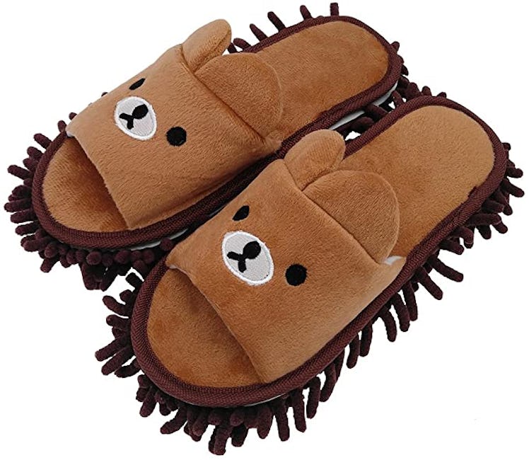 Selric Bear Microfiber Mop Slippers