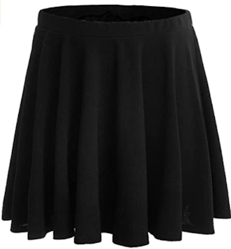 Romwe Flared Mini Skirt