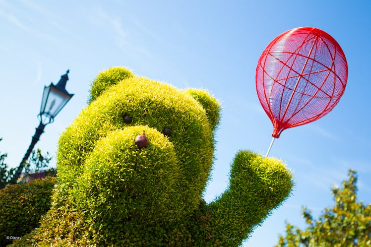Check out the new 'Winnie the Pooh' topiary attraction for the 95th anniversary.