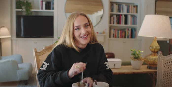 Adele recorded just one song when she was pregnant.