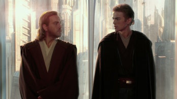 Obi-Wan and Anakin during simpler times.