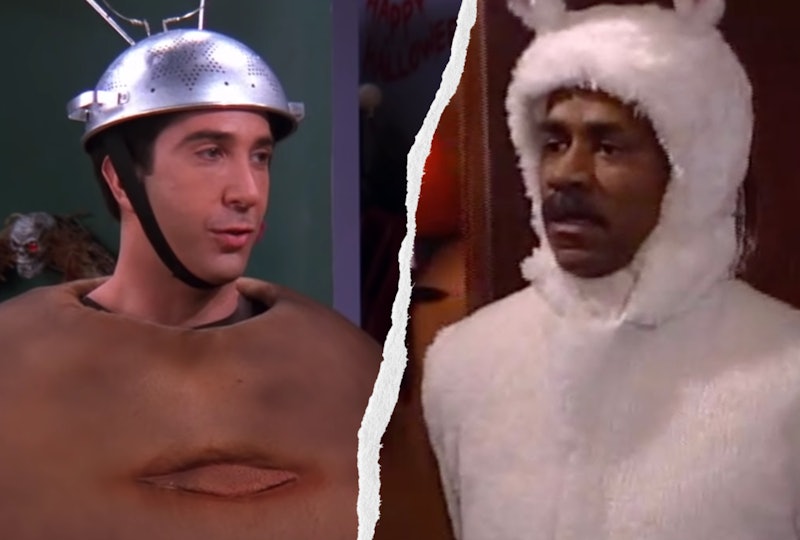 Ross in the 'Friends' Season 8 Halloween episode and Ray in the 'Sister, Sister' Season 3 Halloween ...