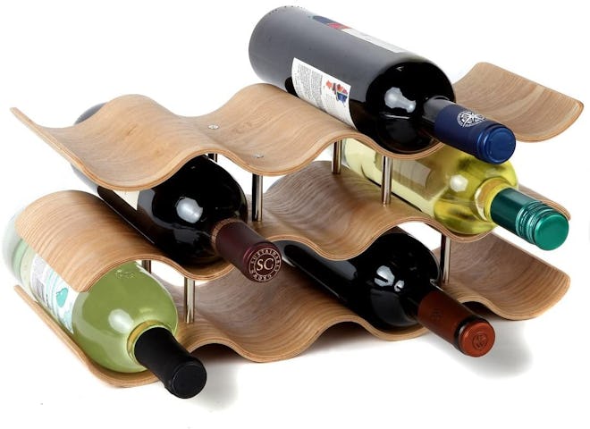 Lily's Home Countertop Wave Wine Rack