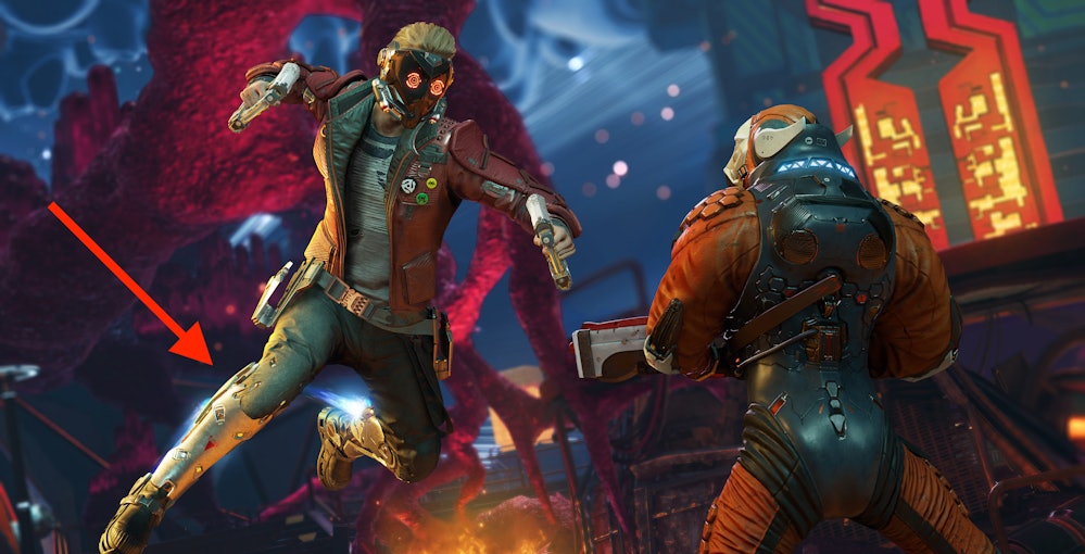 marvels guardians of the galaxy game star lord