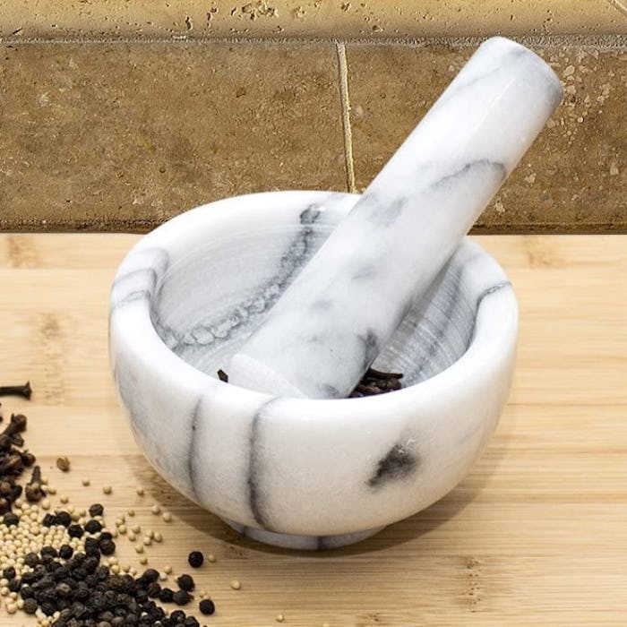 Greenco Marble Mortar and Pestle