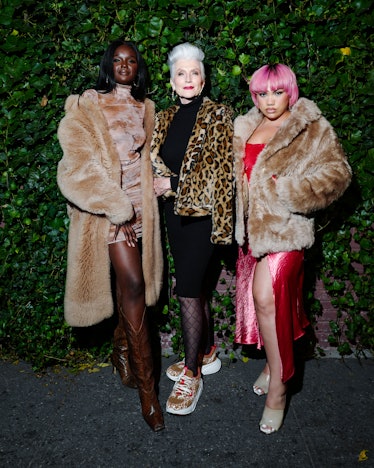 Duckie Thot, Maye Musk, and Parris Goebbel