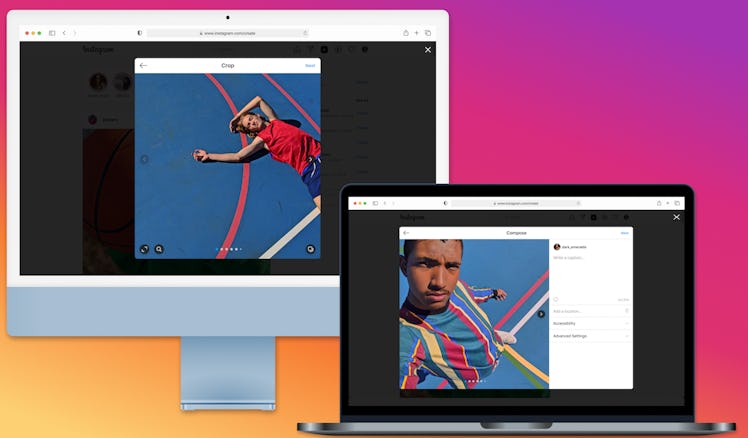 Here's how to post Instagram photos from your computer or desktop.