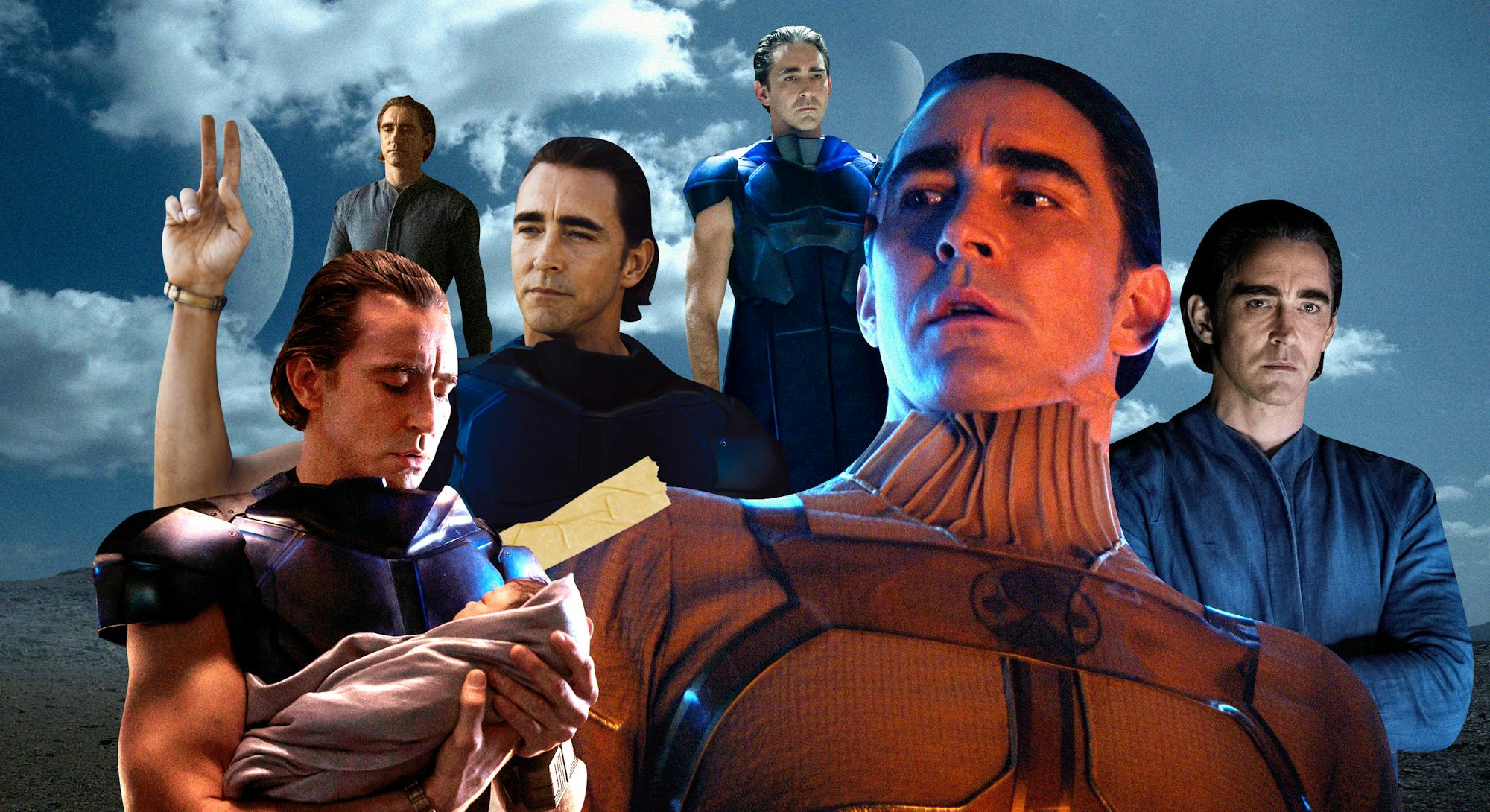 Lee Pace on the AppleTV+ series Foundation.